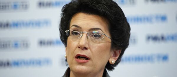 Ninó Burdzhanadze, expresidenta del Parlamento georgiano - Sputnik Mundo