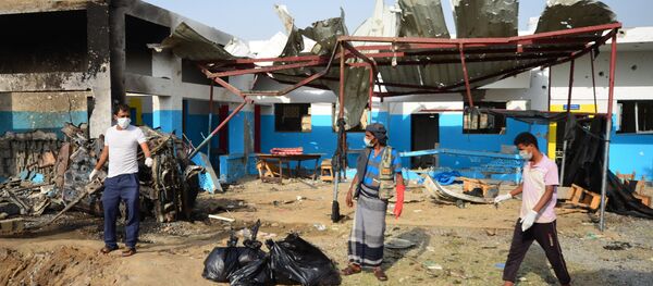 El hospital de la organización humanitaria Médicos Sin Fronteras en Yemen - Sputnik Mundo