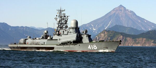 Buque portamisil de la Flota del Pacífico - Sputnik Mundo
