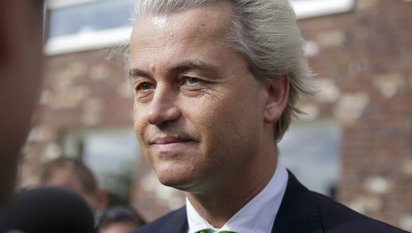 Geert Wilders, líder del derechista Partido por la Libertad de Holanda Geert Wilders, líder del derechista Partido por la Libertad de Holanda - Sputnik Mundo