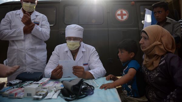 Médicos rusos en Siria - Sputnik Mundo