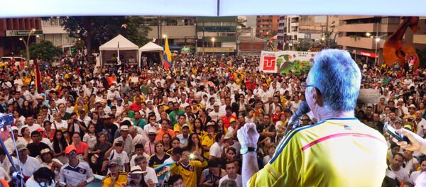 Alcalde de Ibaqué compareciendo ante el pueblo - Sputnik Mundo