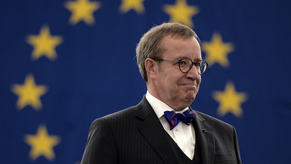 Hendrik Ilves, presidente de Estonia - Sputnik Mundo