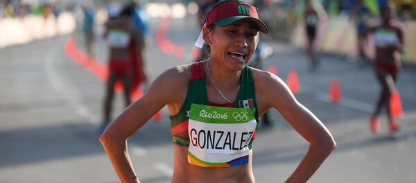 Guadalupe González, marchista mexicana Guadalupe González, marchista mexicana - Sputnik Mundo