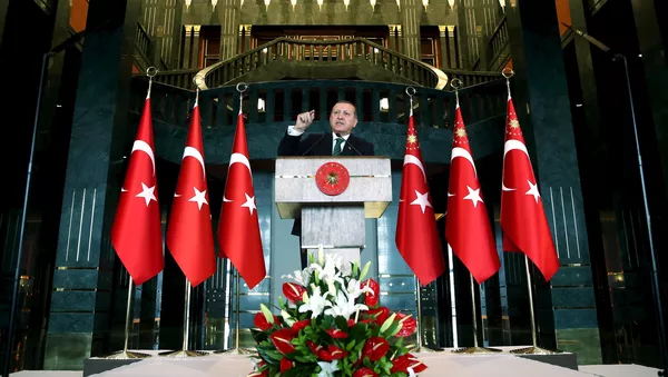 Recep Tayyip Eredogan, presidente de Turquía - Sputnik Mundo