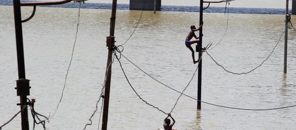 La inundación en India La inundación en India - Sputnik Mundo
