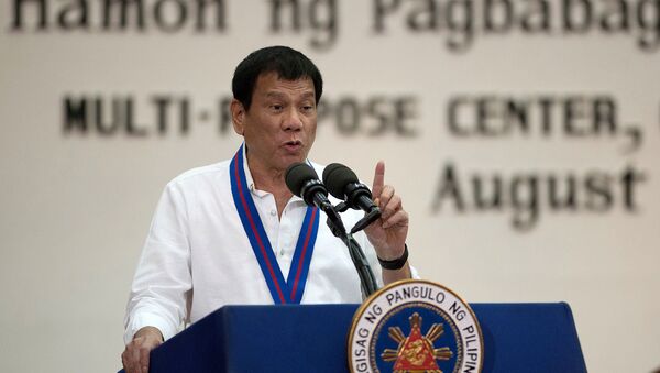 Rodrigo Duterte, el presidente de Filipinas - Sputnik Mundo