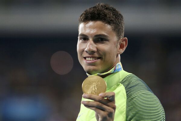 Saltador de pértiga Thiago Braz - Sputnik Mundo