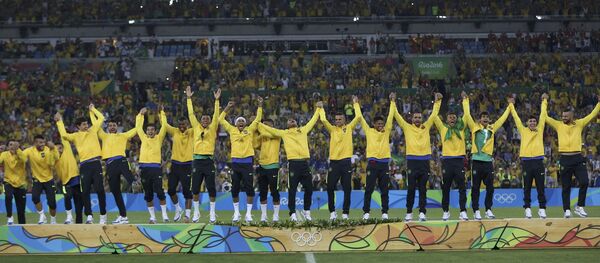 El equipo de fútbol de Brasil - Sputnik Mundo