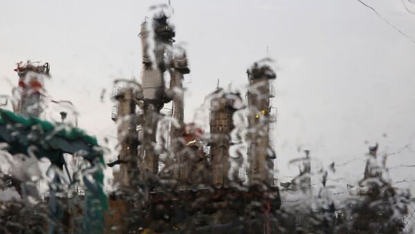 Lluvias en la ciudad japonesa de Kawasaki Lluvias en la ciudad japonesa de Kawasaki - Sputnik Mundo