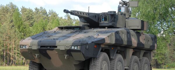 Un vehículo blindado alemán Boxer - Sputnik Mundo