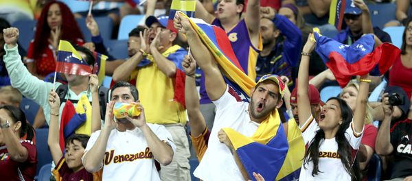 Hinchas de la selección venezolana en Río Hinchas de la selección venezolana en Río - Sputnik Mundo