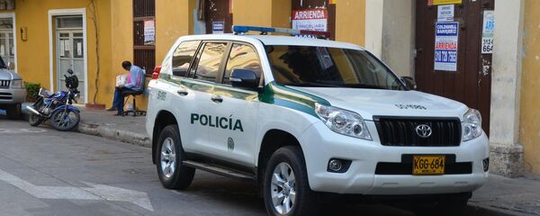 Un coche policial en Colombia (archivo) - Sputnik Mundo