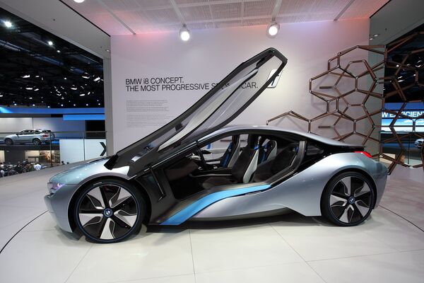 Un concepto de i8, un carro deportivo híbrido eléctrico de BMW Un concepto de i8, un carro deportivo híbrido eléctrico de BMW - Sputnik Mundo