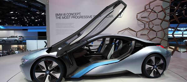 Un concepto de i8, un carro deportivo híbrido eléctrico de BMW - Sputnik Mundo