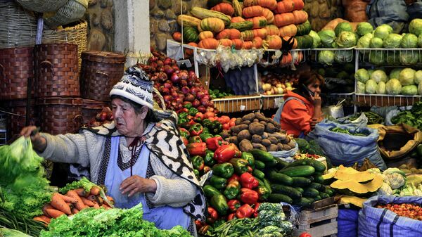 Mercado en Bolivia - Sputnik Mundo