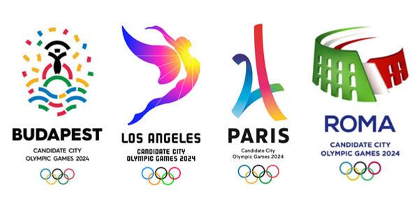 Logotipos de las ciudades candidatas a acoger los Juegos Olímpicos de Verano 2024 - Sputnik Mundo