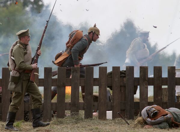 Historia viva: recrean la imporante Batalla de Gumbinnen - Sputnik Mundo