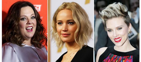 Melissa McCarthy, Jennifer Lawrence, Scarlett Johansson - Sputnik Mundo