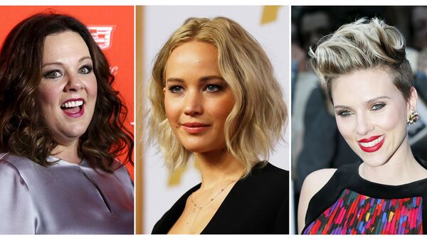 Melissa McCarthy, Jennifer Lawrence, Scarlett Johansson - Sputnik Mundo