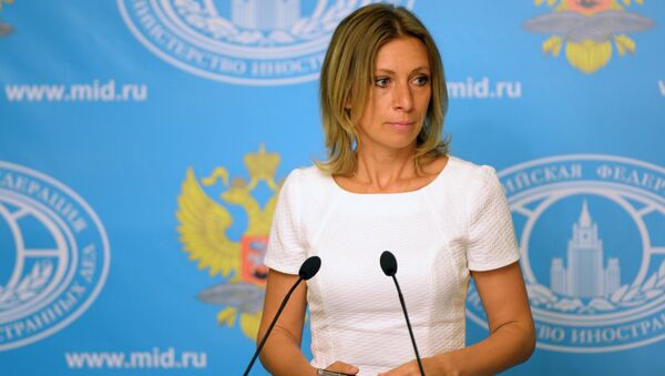 María Zajárova, portavoz de la Cancillería de Rusia - Sputnik Mundo