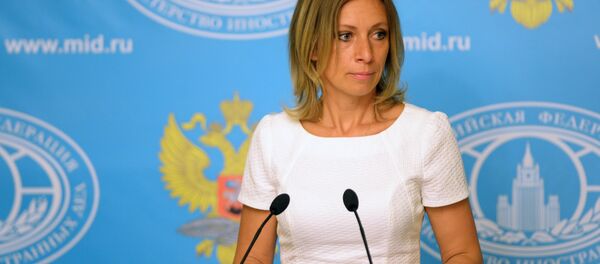 María Zajárova, portavoz de la Cancillería de Rusia - Sputnik Mundo