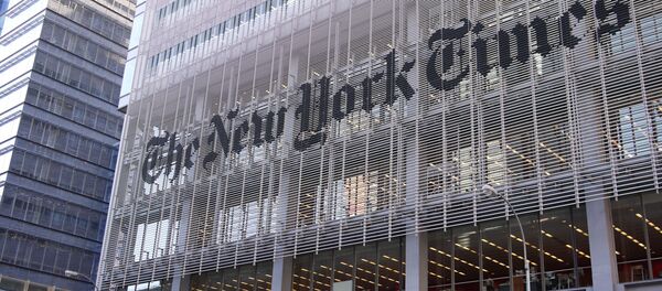 El edificio del diario The New York Times en Nueva York - Sputnik Mundo