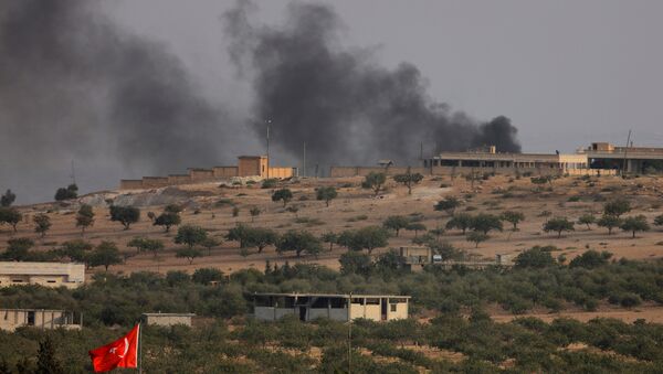 La vista a la frontera turco-siria de la ciudad de Karkamis (archivo) - Sputnik Mundo