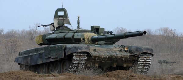 El tanque ruso T-72B3 - Sputnik Mundo
