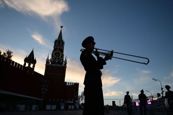 Ensayo final de la apertura del festival Spasskaya Bashnia - Sputnik Mundo