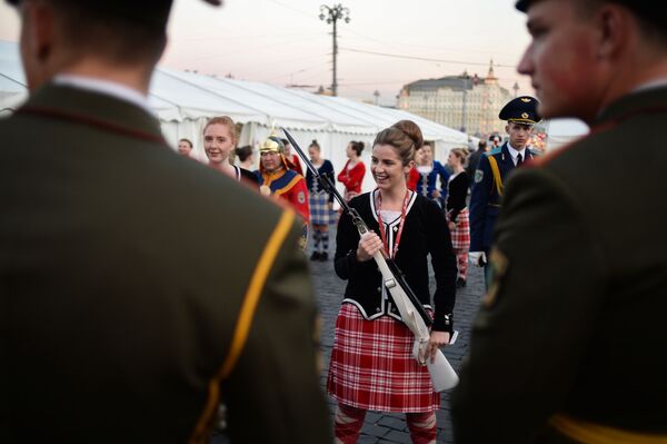 Ensayo final de la apertura del festival Spasskaya Bashnia - Sputnik Mundo