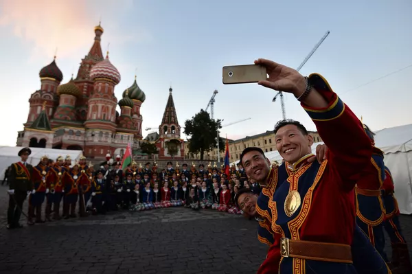 Ensayo final de la apertura del festival Spasskaya Bashnia Ensayo final de la apertura del festival Spasskaya Bashnia - Sputnik Mundo