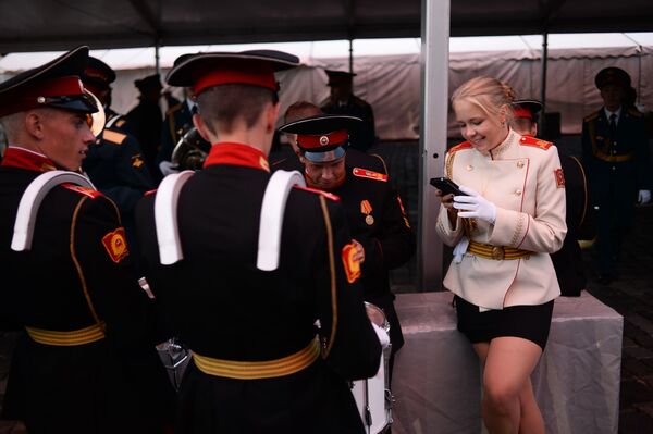 Ensayo final de la apertura del festival Spasskaya Bashnia - Sputnik Mundo
