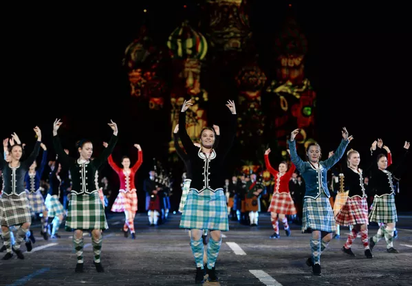 Ensayo final de la apertura del festival Spasskaya Bashnia Ensayo final de la apertura del festival Spasskaya Bashnia - Sputnik Mundo