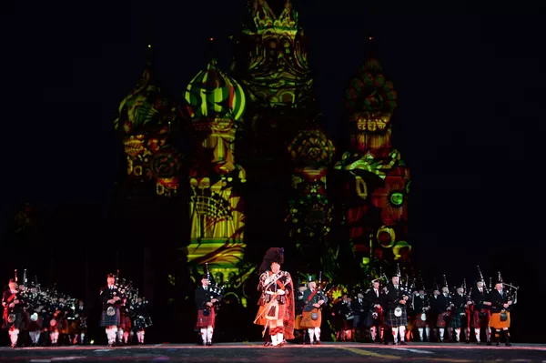 Ensayo final de la apertura del festival Spasskaya Bashnia Ensayo final de la apertura del festival Spasskaya Bashnia - Sputnik Mundo
