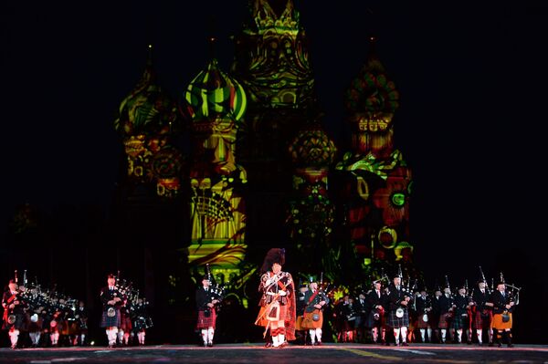 Ensayo final de la apertura del festival Spasskaya Bashnia - Sputnik Mundo