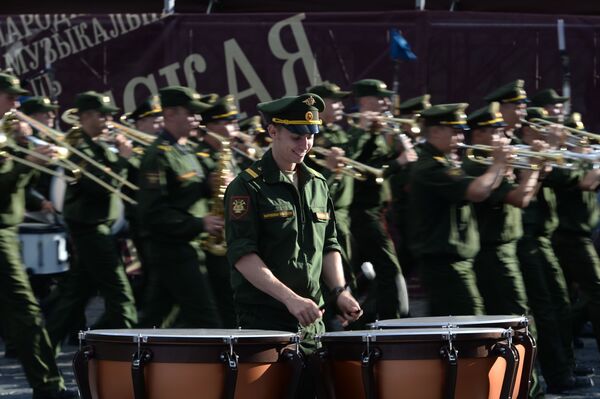 Ensayo final de la apertura del festival Spasskaya Bashnia - Sputnik Mundo