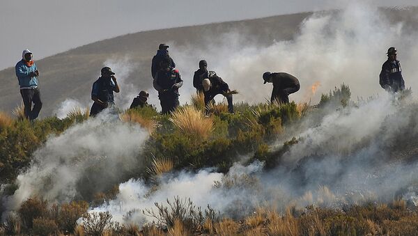 Protestas en Bolivia - Sputnik Mundo