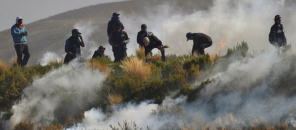 Protestas en Bolivia - Sputnik Mundo