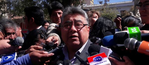 Rodolfo Illanes, el viceministro boliviano de Régimen Interior - Sputnik Mundo