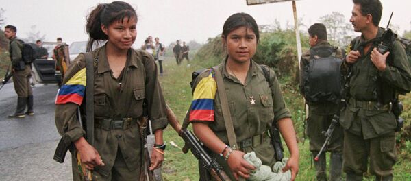 Combatientes de FARC (archivo) - Sputnik Mundo
