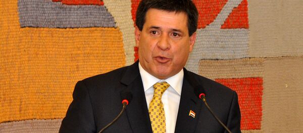 Horacio Cartes, presidente de Paraguay - Sputnik Mundo