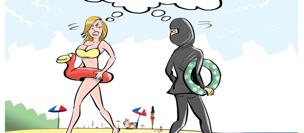 Burkini vs. bikini, un polémico duelo al sol - Sputnik Mundo