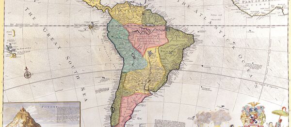 Antiguo mapa de América Latina - Sputnik Mundo