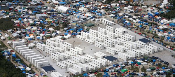 El campamento de refugiados en Calais, Francia (archivo) - Sputnik Mundo