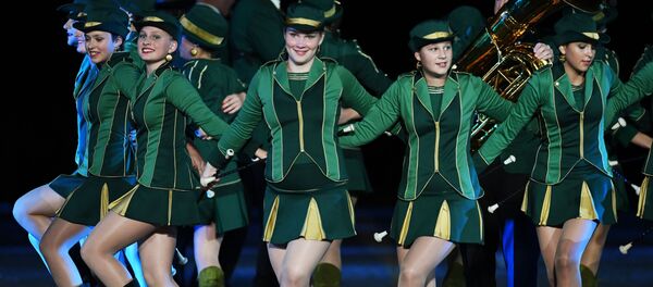 Moscú inaugura el festival internacional de orquestas militares Spasskaya Bashnia Moscú inaugura el festival internacional de orquestas militares Spasskaya Bashnia - Sputnik Mundo