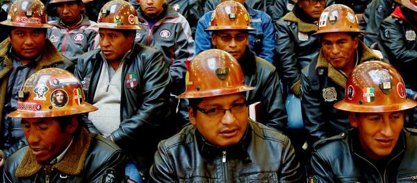 Mineros de Bolivia - Sputnik Mundo