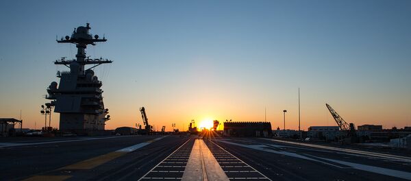 El portaviones estadounidense Gerald R. Ford (CVN-78) - Sputnik Mundo