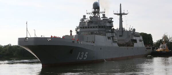 El buque de asalto anfibio ruso, Iván Gren - Sputnik Mundo