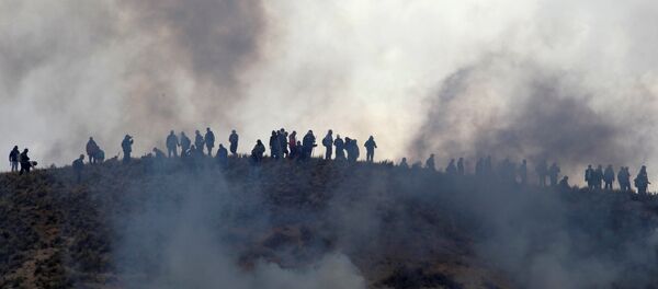 Protesta de mineros bolivianos - Sputnik Mundo